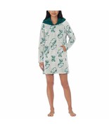 PEANUTS COZY  Fleece Lounge Hoodie  Green/Gray Women&#39;s Sz M-XL NWT - $24.92