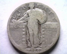 1926-S Standing Liberty Quarter Good G Clashed Die Obverse / Reverse Original - £10.33 GBP