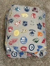 Pottery Barn Teen NHL Hockey Team Logos Full Fitted Sheet - $29.99