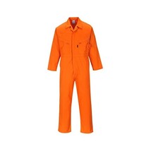 Portwest C813ORRS Liverpool Zip Coverall, Regular, Small, Orange  - £57.66 GBP