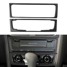 Car Console CD Panel Trim Cover Decoration For  A4 B8 A5 Q5 B7 2009 2010 2011 20 - £53.97 GBP