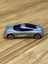 Vintage 1997 Hot Wheels Silver Purple Chrysler Thunderbolt Diecast Car K... - $9.89