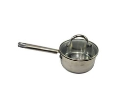 Wolfgang Puck Cafe Cookware 18-10 Stainless Steel Sauce Pot Pan w Lid - $19.75