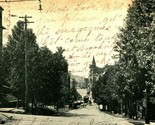 East Long Avenue Street View Du Bois Dubois Pennsylvania PA 1900s UDB Po... - $19.75