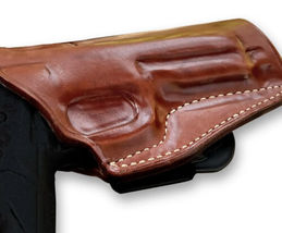 Fits Beretta M9A1 9mm W/Rail 4.9”BBL Leather OWB Paddle Holster Open Top #1344# image 3
