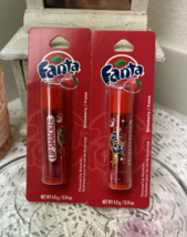(2) Lip Smacker 4.0g Flavored Lip Balm - Fanta Strawberry - NEW! - £6.75 GBP