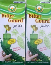 2 PAK Ayurveda Bitter Gourd Karela Melon Juice 1st PRESS VIRGIN 16 oz EXP 1/2025 - £15.51 GBP
