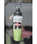 Manna Artist 40oz Stainless Insulated Water Bottle Hot/Cold Bear Salmon ... - $39.59