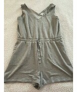 Calvin Klein Women&#39;s Classic V-Neck Sleeveless Jumpsuit Size L Gray - $25.26 CAD