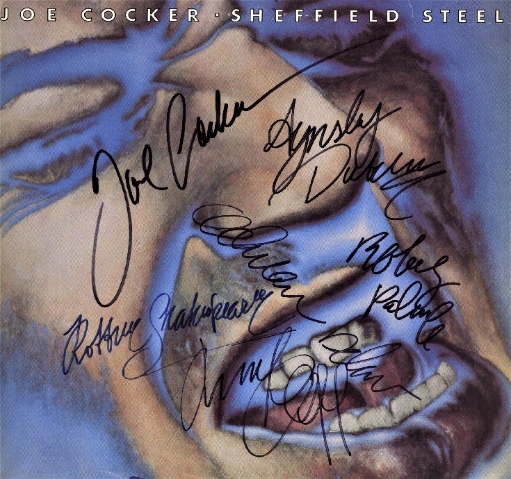 Joe Cocker Autographed LP Item image 2