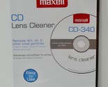 Maxell CD-340 Laser Lens Cleaner - Safe &amp; Effective CD Player Gaming SEALED - £11.92 GBP