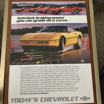 1986 Corvette Vintage Vs Lotus Lamborghini Porsche &amp; Ferrari Original Pr... - $10.40