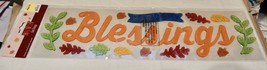 Halloween Gel Clings Harvest You Choose Type 1&quot; To 4&quot; In Size 19&quot; x 6&quot; NIB 286J - £2.78 GBP