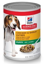 Hill&#39;s Science Diet Puppy Chicken &amp; Barley Entree Canned Dog Food, 1 Can... - $12.82