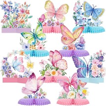 10 Pieces Butterfly Centerpieces For Tables Butterfly Birthday Party Decorations - £15.14 GBP