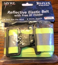 New Sayre Reflex Pt Safety Ipfu Apfu Iptu Reflective Pt Belt Yellow W/ Id Holder - £16.31 GBP