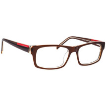 Prada Eyeglasses VPS08A 70B/1O1 Brown on Clear Square Frame Italy 53[]16 135 - £119.89 GBP