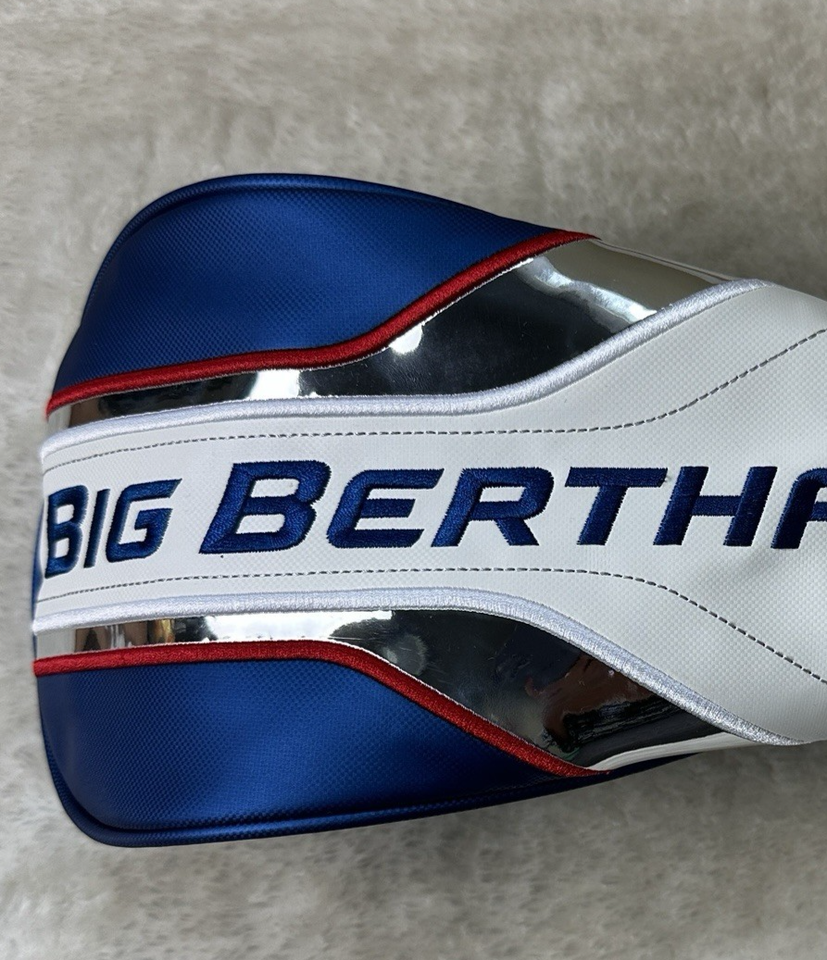 Callaway Big Bertha Driver Headcover White, Blue & Red. Head Cover Item image 2