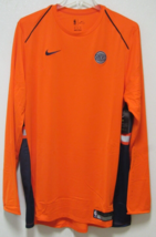 NWT New York Knicks NYC Nike Authentic Orange Warmup Shooting Shirt Size 2XLT - £79.26 GBP