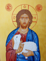 Orthodox icon Jesus Christ &#39;&#39;The Good Shepherd&#39;&#39;  - $200.00+