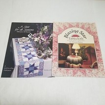 Quilting Leaflets Lot of 2 Placemats, Table Runner, Tablecloth - £5.96 GBP