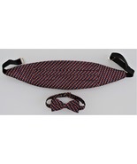 2 Pc. Men&#39;s Silk Bow Tie &amp; Cummerbund Set - $16.00