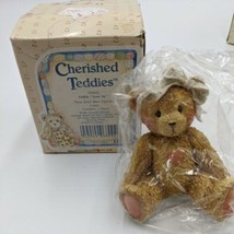 Cherished Teddies Vintage Resin Bear Figurine Sara Love Ya 1991 #950432 - £11.19 GBP