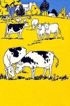 Cows in the Meadow by Margaret Hoopes - Art Print - £16.42 GBP+