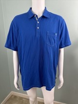 Men&#39;s Tommy Bahama IslandZone Supima Cotton Blue S/S Polo Shirt Sz XL - €32,91 EUR