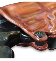 Fits Taurus PT85 M85 38 Special Revolver 2”BBL Leather Paddle Holster #1061# RH image 7