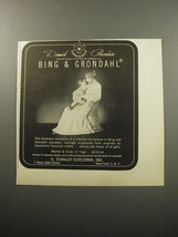 1951 Bing &amp; Grondahl Porcelain Advertisement - Mother &amp; Child - £14.44 GBP