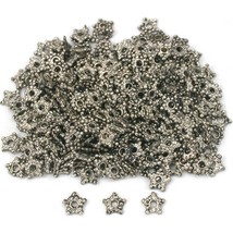 Bali Spacer Star Beads Antique Silver Plated 5mm 290Pcs Approx. - £5.38 GBP