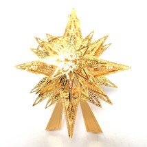 2001 Millennium Star Danbury Mint Christmas Ornament Gold Plated Collection - £22.01 GBP