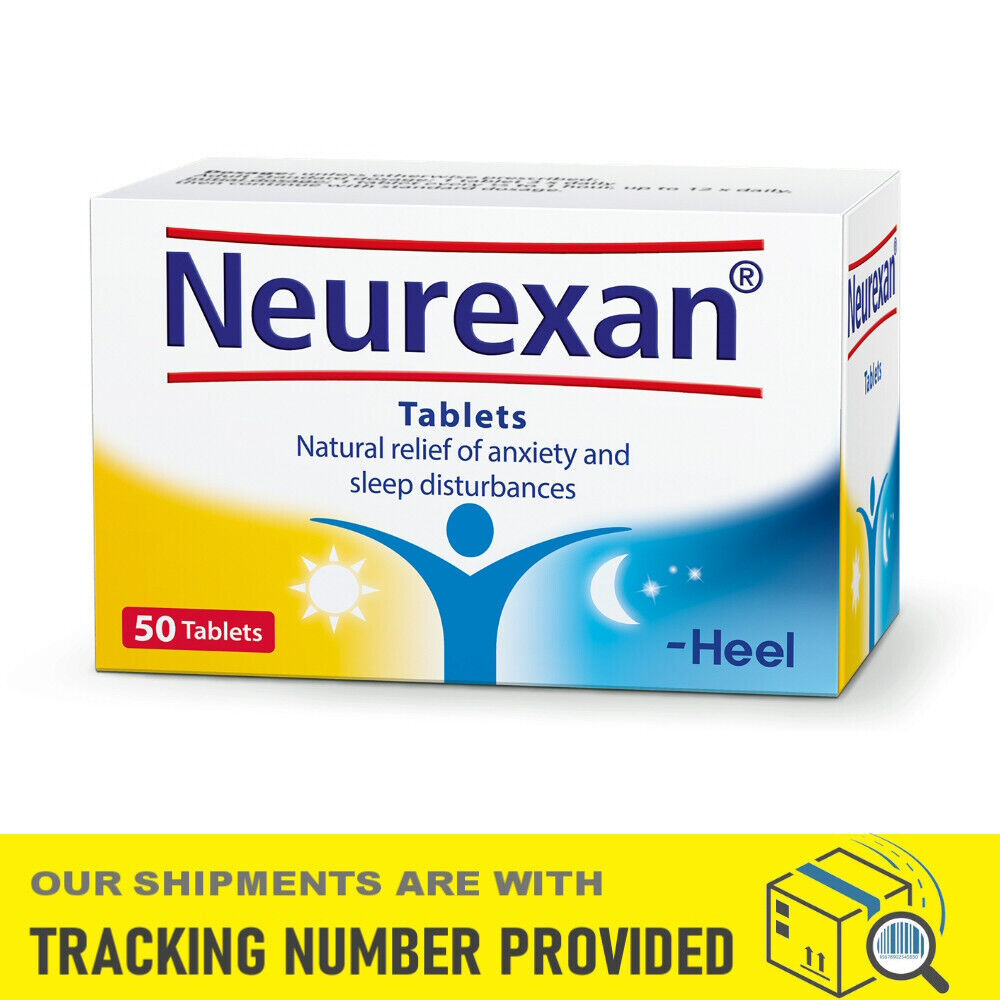 Primary image for 2 PACK   Neurexan Heel 50 tabs, Homeopathic remedy for nervousness, stress, inso
