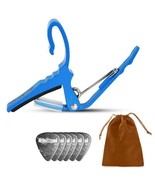 5Core Capo Acoustic Electric Guitar String Clip + 6Pcs Guitar Picks + Ca... - $299.92 MXN