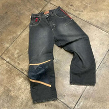 Men&#39;s Arme Black Faded Denim Pants NWT - £117.27 GBP