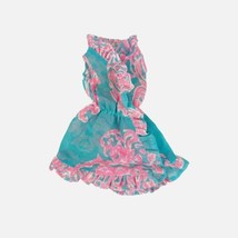 Vintage Barbie Ruffles ‘N Swirls Mod Era Dress #1783 Mattel Tag Pink Blu... - £23.59 GBP