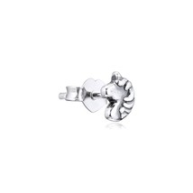 CKK Earrings Pretty Flower Single Stud Earring for Women Sterling Silver 925 Jew - £8.44 GBP