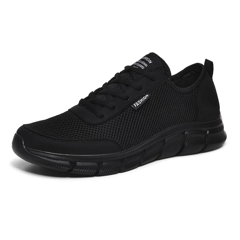 Shoes for Men Lace Up Casual Shoes New Men Sports Breathable Lightweight Mesh Ru - £32.20 GBP