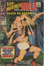Tales to Astonish #94 ORIGINAL Vintage 1967 Marvel Comics Sub Mariner Hulk - £15.81 GBP