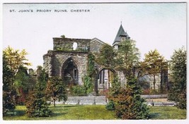 UK Postcard Chester St John&#39;s Priory Ruins RPPC - £1.69 GBP