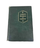 Lange&#39;s Handbook of Chemistry: 10th Edition Revised 1967 by Norbert A La... - $23.75