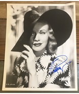 Ginger Rogers Signed 8X10 Glossy Photo Movie Actress Wearing Hat No COA ... - £78.68 GBP