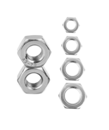 50 PCS 5/16-18 Stainless Steel Hex Nuts, 18-8 A2 (304) - $196.40 MXN