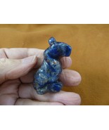 Y-CHE-573 Blue gray sodalite CHEETAH cat gemstone stone figurine BIG CAT... - €16,10 EUR