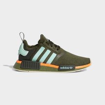 Adidas Unisex Youth NMD_R1 Sneaker FY9394 Green Size 3.5M - £84.79 GBP