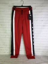 Jordan Nike Big Boys Size L Tricot Jogger Pants Jumpman Logo Spell Out Gym Red - £32.50 GBP