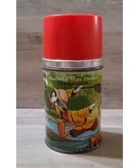 Vintage 1962 Ludwig Von Drake Disneyland Metal Thermos Aladdin Duck - $60.53