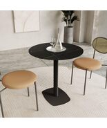 LeisureMod Vail Round Dining Table with 27 in. Sintered Stone Tabletop i... - $4,137.82 MXN+