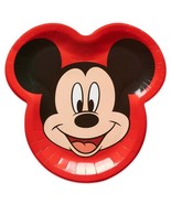 Disneys Mickey Mouse Face Shaped Lunch Plates Birthday Party Supplies 8 ... - €6,01 EUR